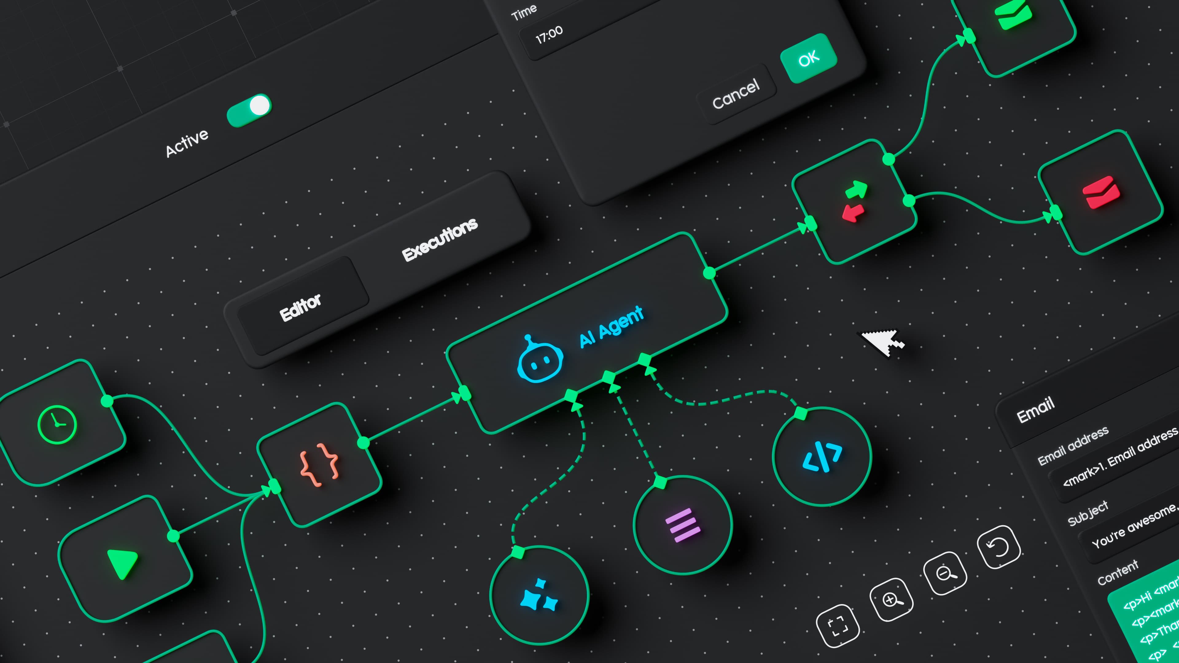 AI automation code powering a 24/7 phone agent